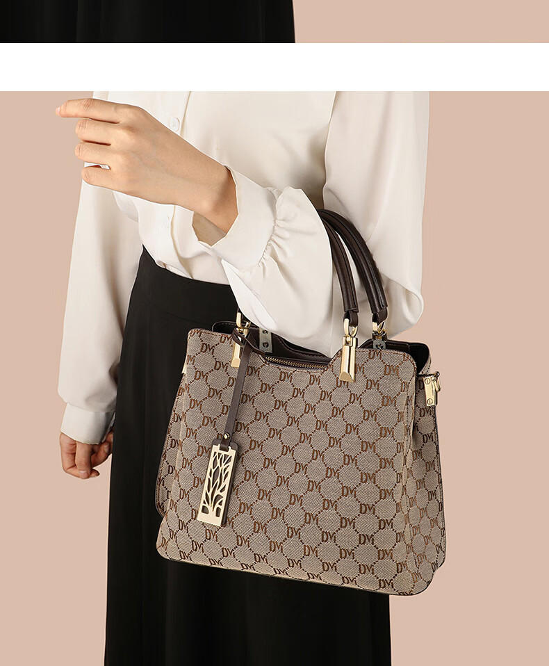 Aiqinghai Handbag, Women's Bag, Shoulder Crossbody Bag, Large Capacity, Commuter Style, Niche Birthday Mother's Day Gift, Practical Present for Mom 2