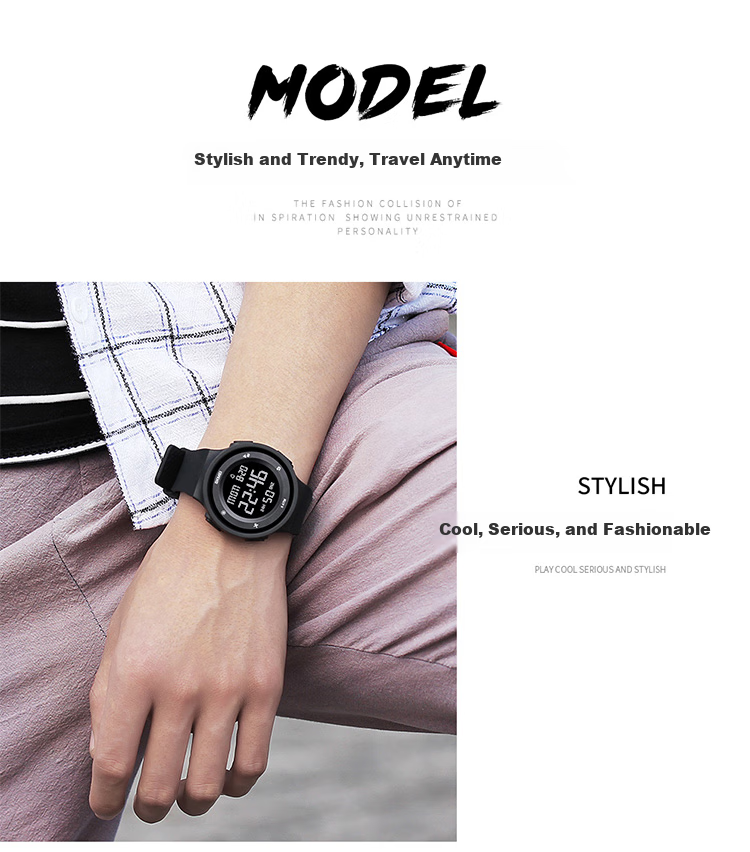 Skmei Student Digital Watch for Middle And High School Students, Teenagers' Sports Watch, Children's Alarm Clock, Time-Telling Watch, Birthday Gift 2045 7
