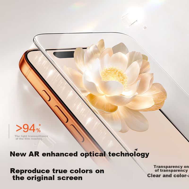 Защитное стекло SmartDevil AR Anti-Glare для Apple iPhone 17 Pro Max, полноэкранное, антибликовое, антипылевое, 2 шт.