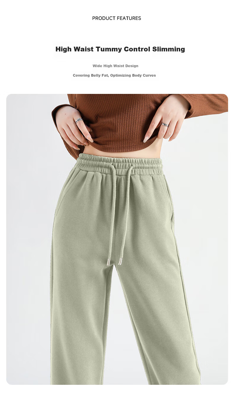 Baleno Heavy Elastic Ankle Pants for Women, New Spring And Autumn 2025 Style, Sporty Commuter Loose Versatile Casual Joggers 8