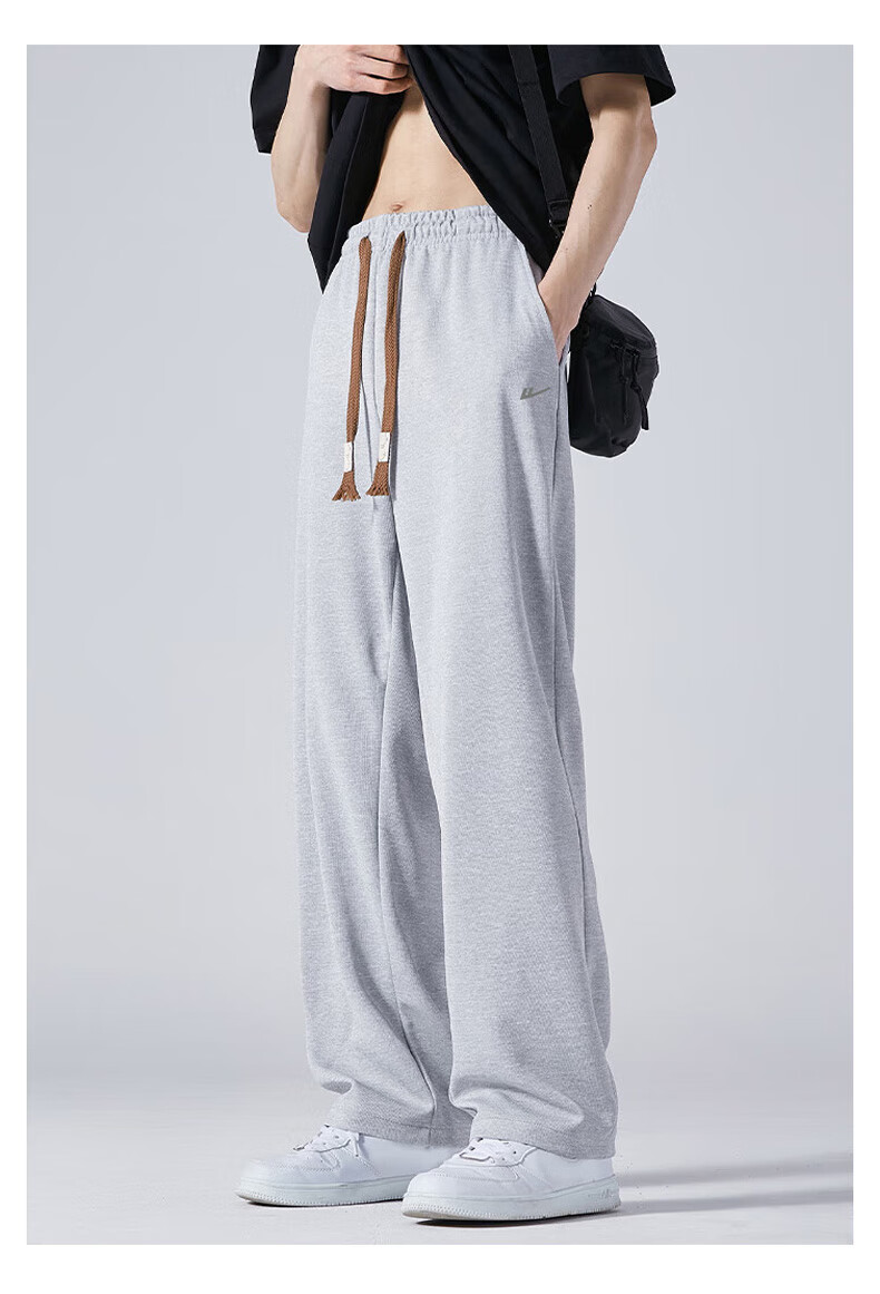 Warrior Casual Pants for Men, Spring And Autumn Loose Straight-Leg Wide-Leg Trousers, Trendy Versatile Sports Pants for Me 18