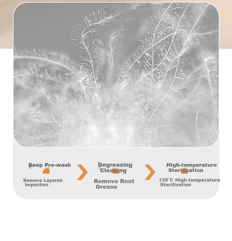 FUANNA down Comforter, 50% White Goose Down, Winter Double Thick Duvet Insert, 1400g Filling, 203×229cm Starry Sky 6