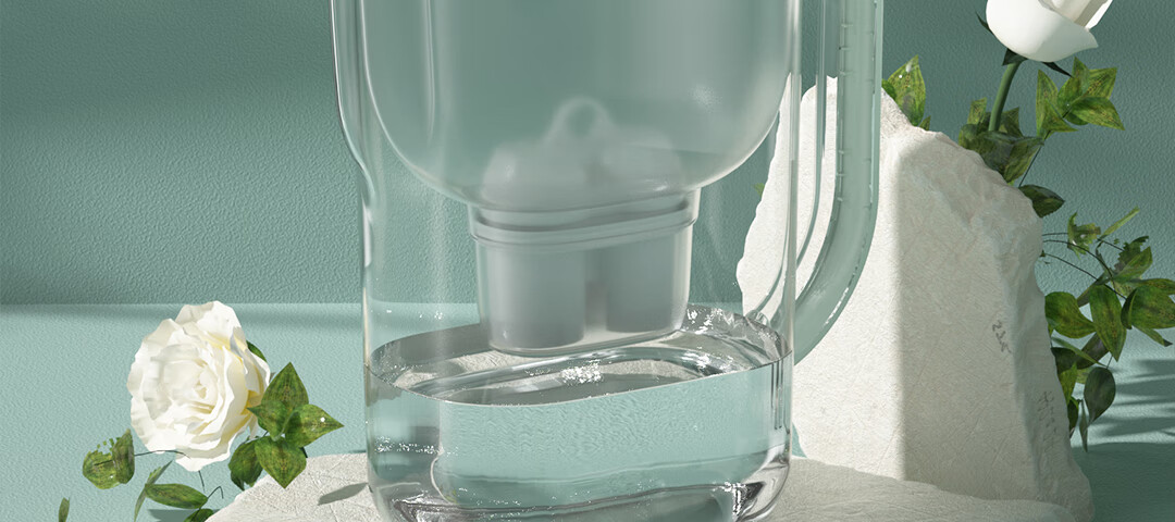 Besy Water Filter Pitcher Household Large Capacity Baby Water Purifier G5 Series 4.3L (Canglang Green) One Pitcher with 6 Magnesium Ion Filter Cartridges 2