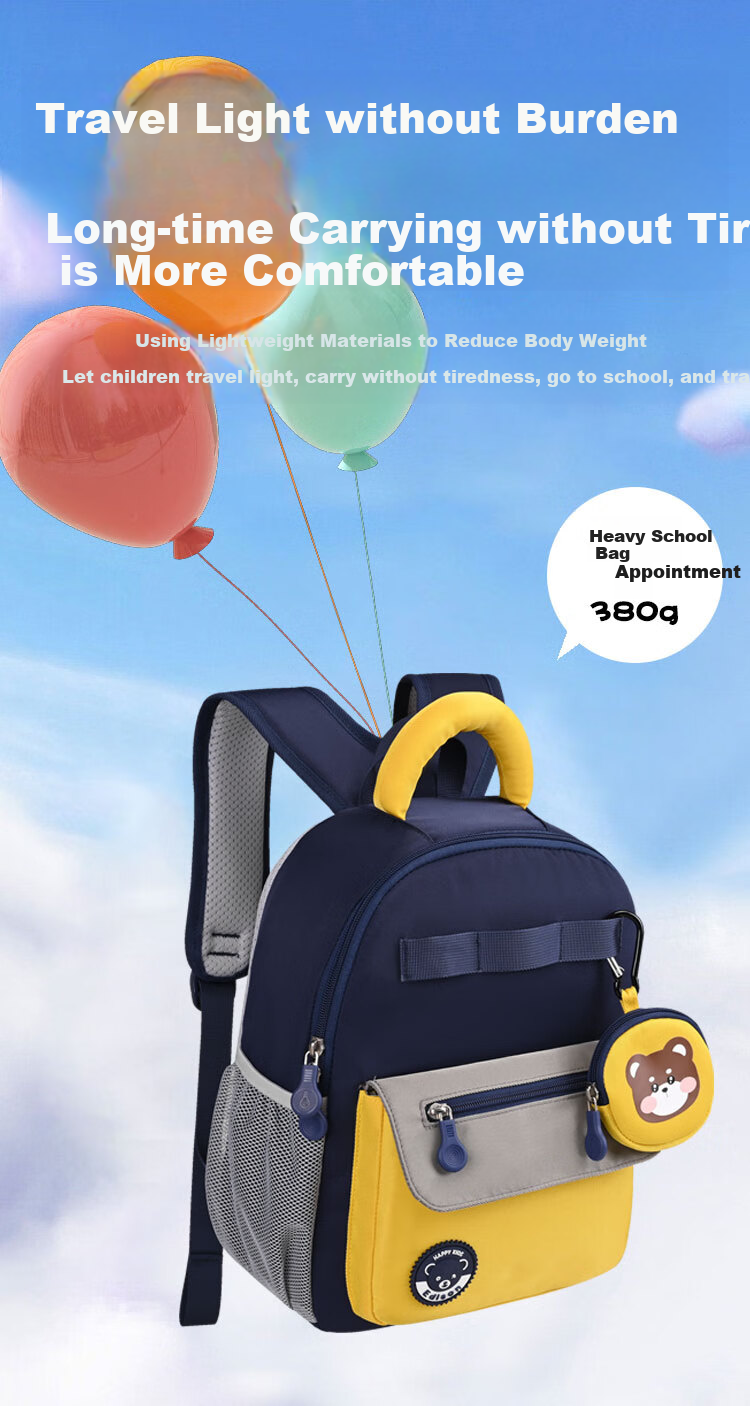 Edison Kindergarten Backpack for Preschoolers, Elementary School Students, Children's Outdoor Study And Travel, Small Backpack 2428-1 5