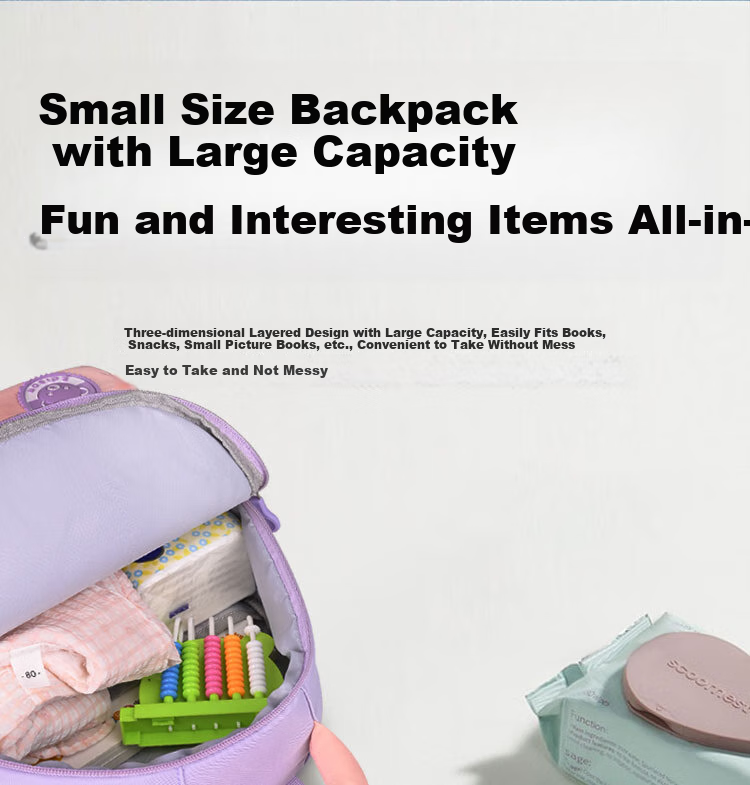 Edison Kindergarten Backpack for Preschoolers, Elementary School Students, Children's Outdoor Study And Travel, Small Backpack 2428-1 12