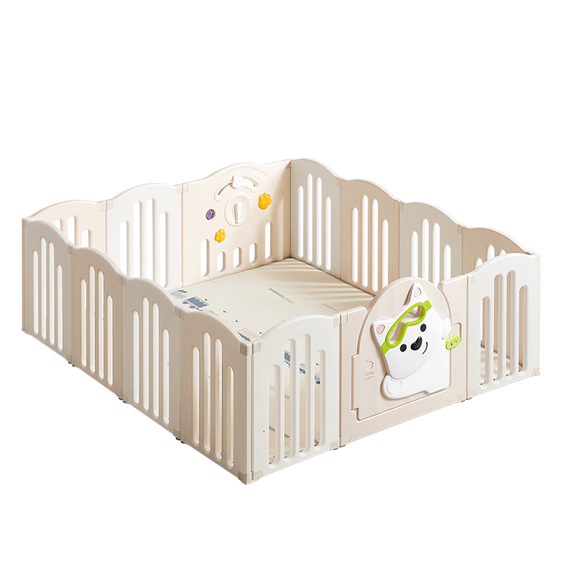 Babycare West Highland Playpen Baby Indoor Floor Safety Play Yard Fence - Yunhai Rice 180*200cm