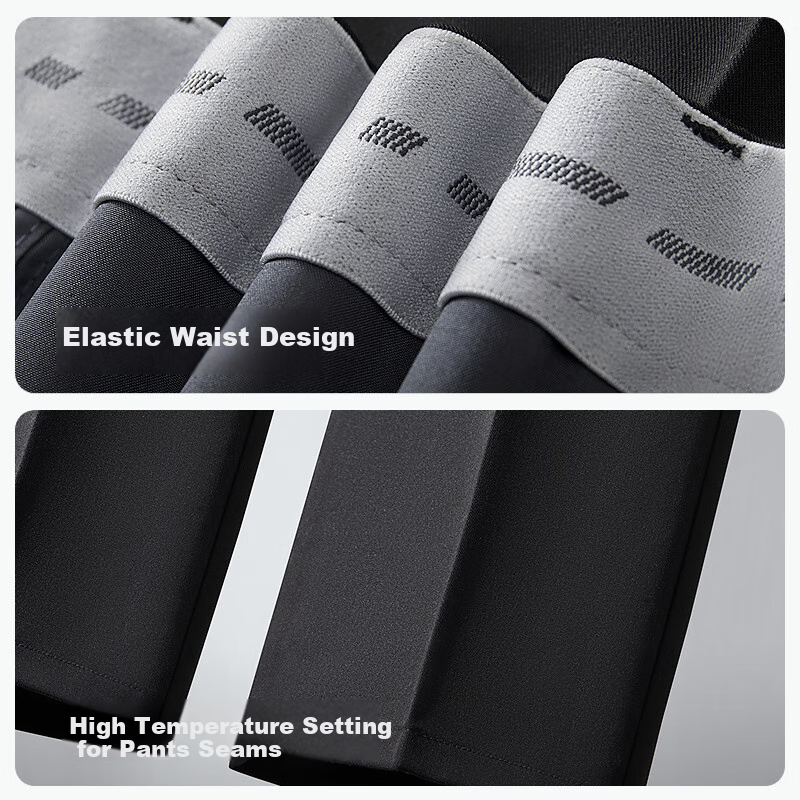 Hodo Wrinkle-Free Dress Pants for Men, Business Formal Wear, Draping Straight-Leg Professional Suit Trousers