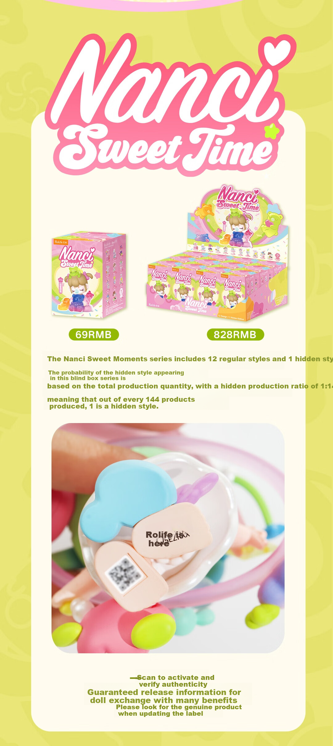 Rolife Nanci's Fantasy Museum Blind Box Trendy Toy Figurine, Birthday And Mid-Autumn Festival Gift for Girls 37