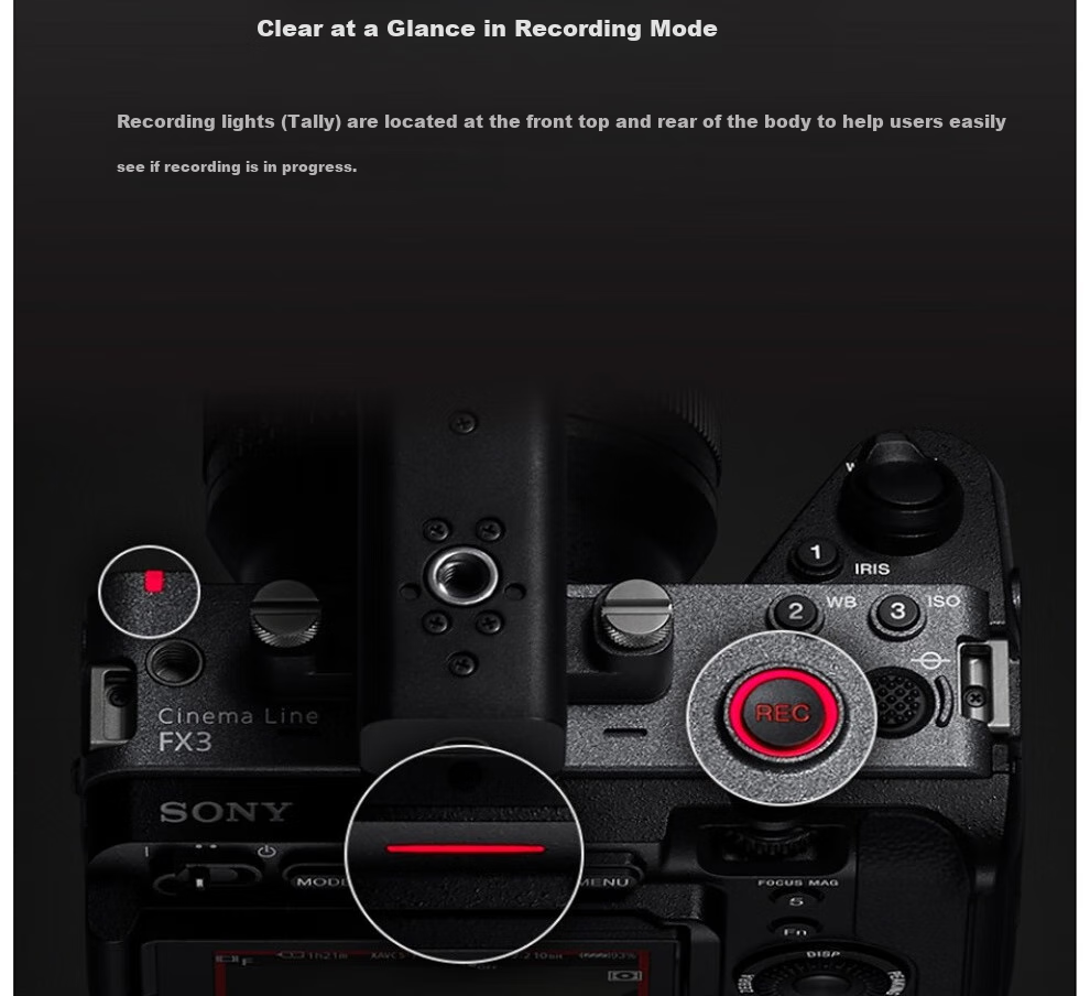 SONY Full-Frame Cinema Camera FX3A (ILME-FX3A) 11