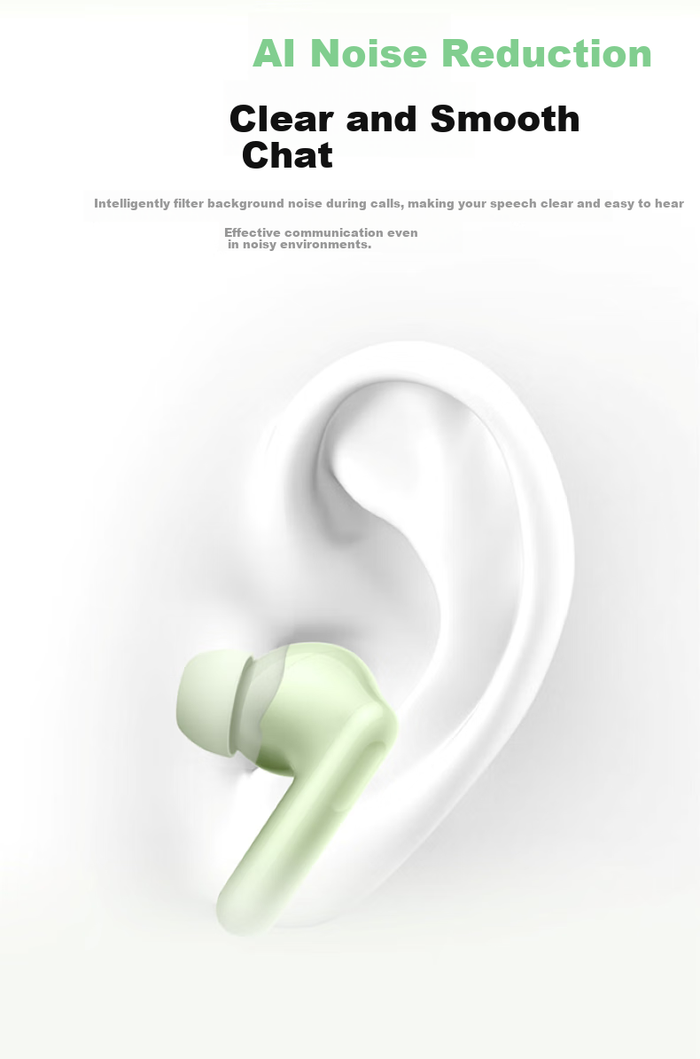 HONOR Earbuds A Pro [Subsidies], Bluetooth Earphones, HONOR Headphones, Noise Reduction, High Sound Quality, Long Battery Life, Compatible with HONOR, Huawei, Xiaomi Phones, White 6