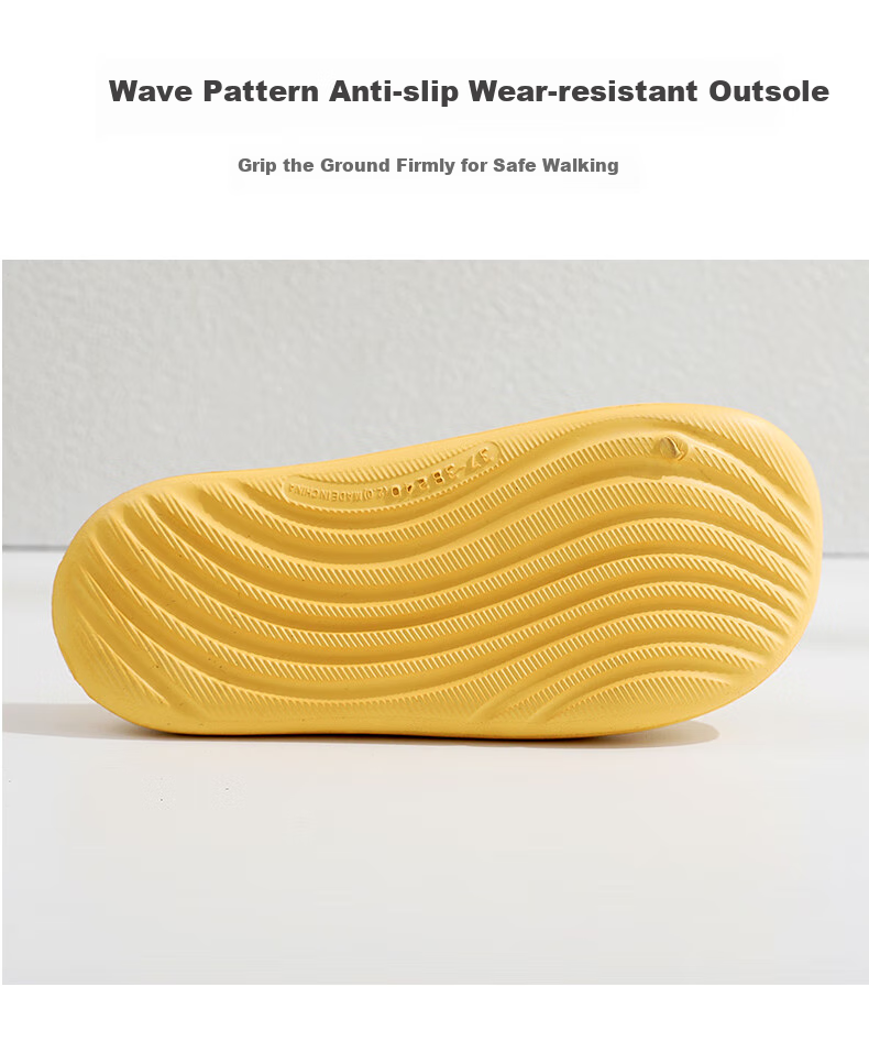 GUOLUOFEI Home Slippers for Men And Women, Summer Indoor Non-Slip Thick Sole Couple Bathroom Shower Sandals White Size 37-38 9