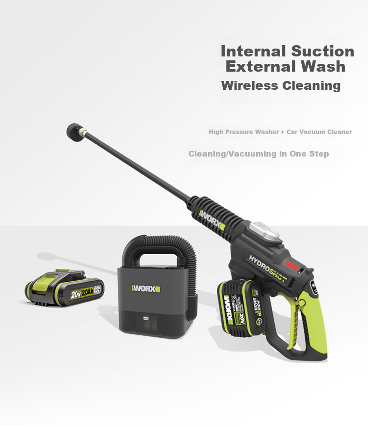 WORX 20V Lithium Battery Car Vacuum Cleaner WU035.9 (Bare Tool) Rechargeable for Car And Home Use 16