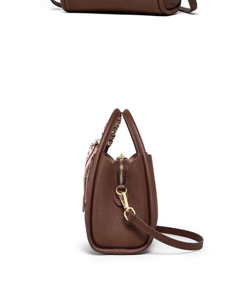 C.BANNER Women's Bag First Layer Cowhide Handbag Shoulder Bag Crossbody Light Luxury Birthday New Year Gift for Girls Girlfriend 5