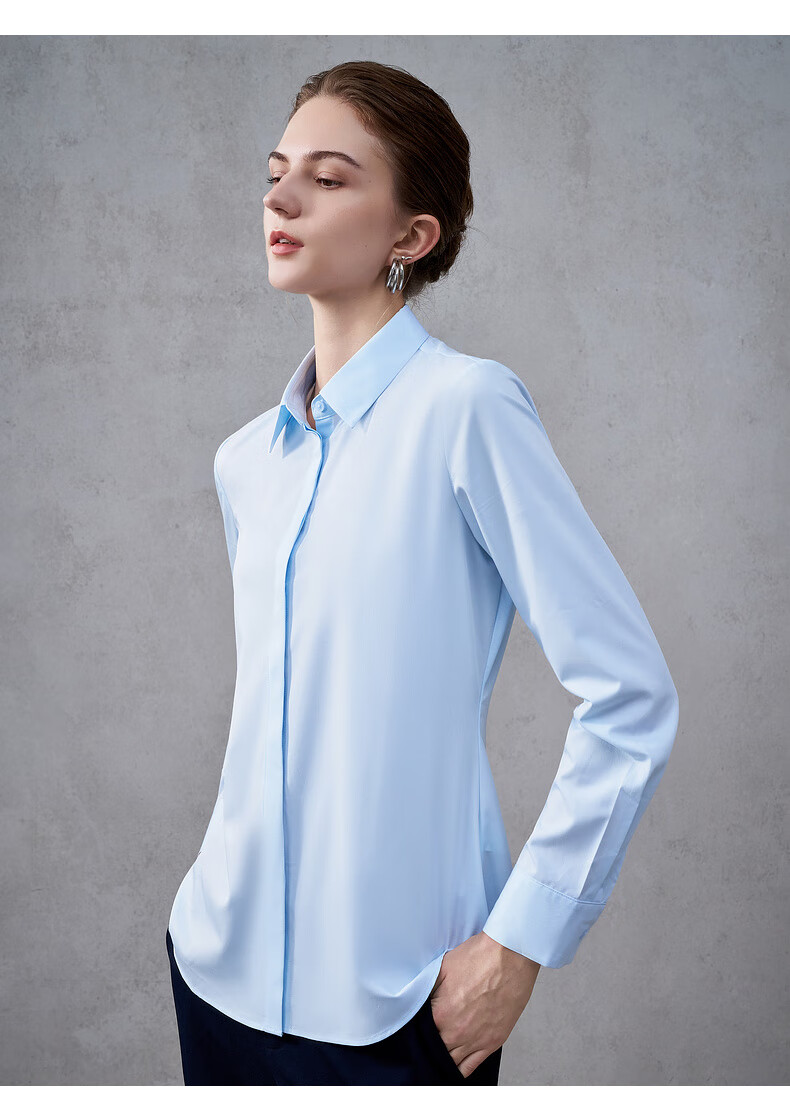 G2000 Women's Long Sleeve Shirt with Bowknot/Modal Stretch, Same Style as Department Store, Suitable for All Seasons 8