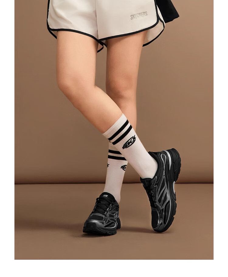 Skechers Silver Wing Women's Dad Shoes Casual Fashion Comfortable Height Increasing Sneakers 150711 37