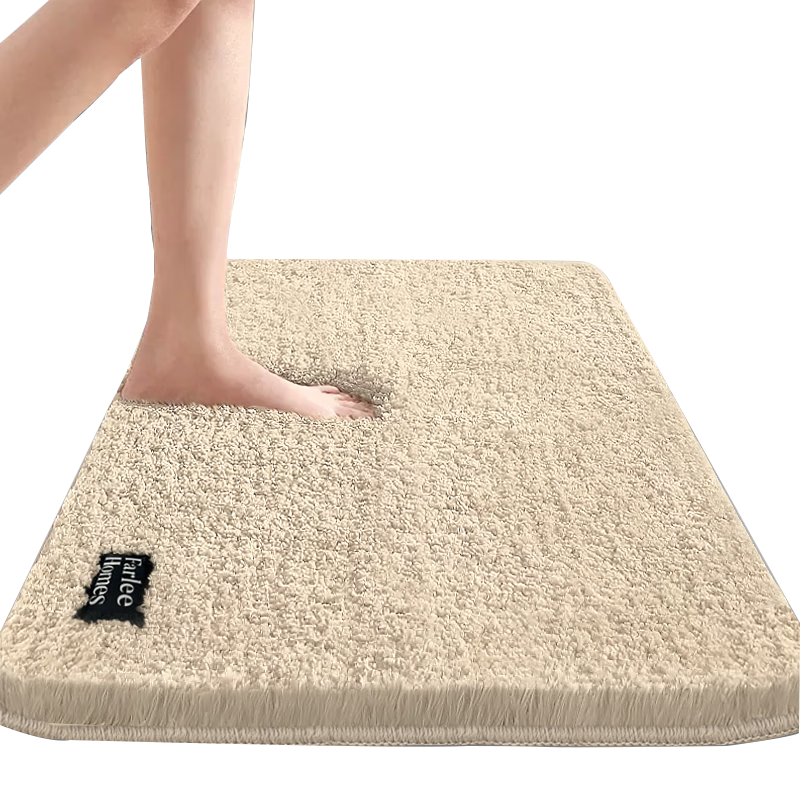 FARLEEHOMES Bathroom Mat, Absorbent Bath Mat, Toilet Entrance Foot Mat, Bedroom Living Room Carpet, Hotel Floor Towel