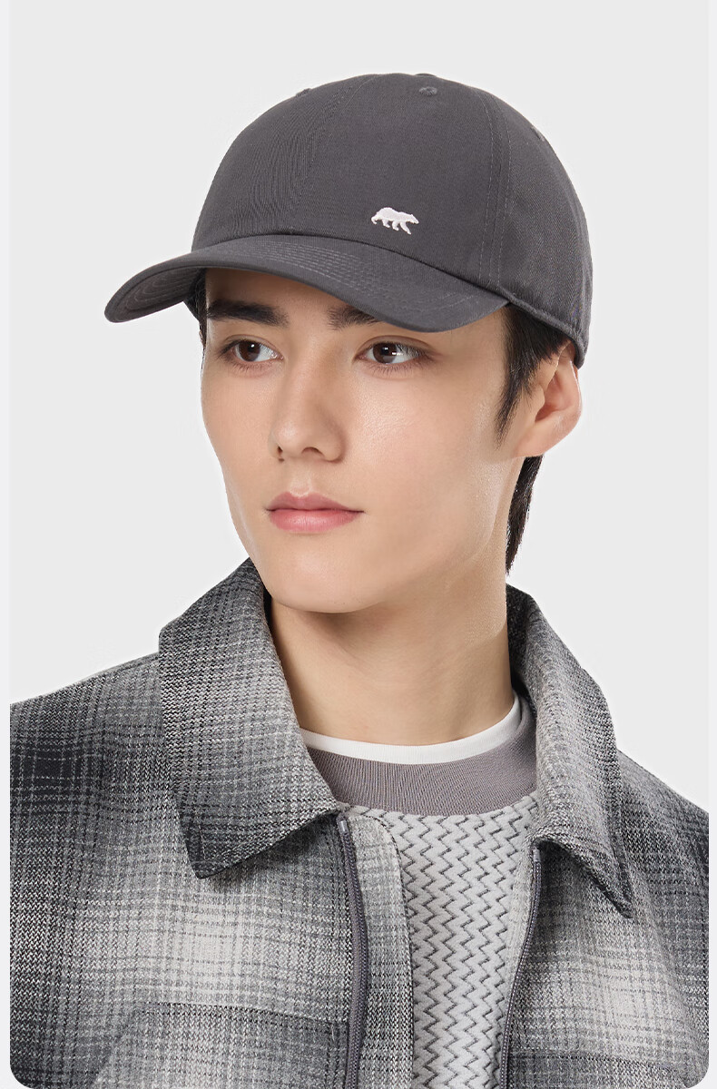 MISSION UV Soft Top Pure Cotton Baseball Cap Unisex Four Seasons Outdoor Casual Sunshade Sunscreen Duckbill Hat Versatile Slim Face Hat 6