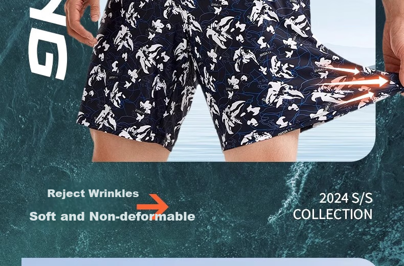 Li-Ning Quick-Dry Beach Shorts for Men, Water-Friendly Swim Trunks, 2026 New Style Men's Anti-Embarrassment Summer Surfing Swimming Shorts, Short Boxer Briefs 13