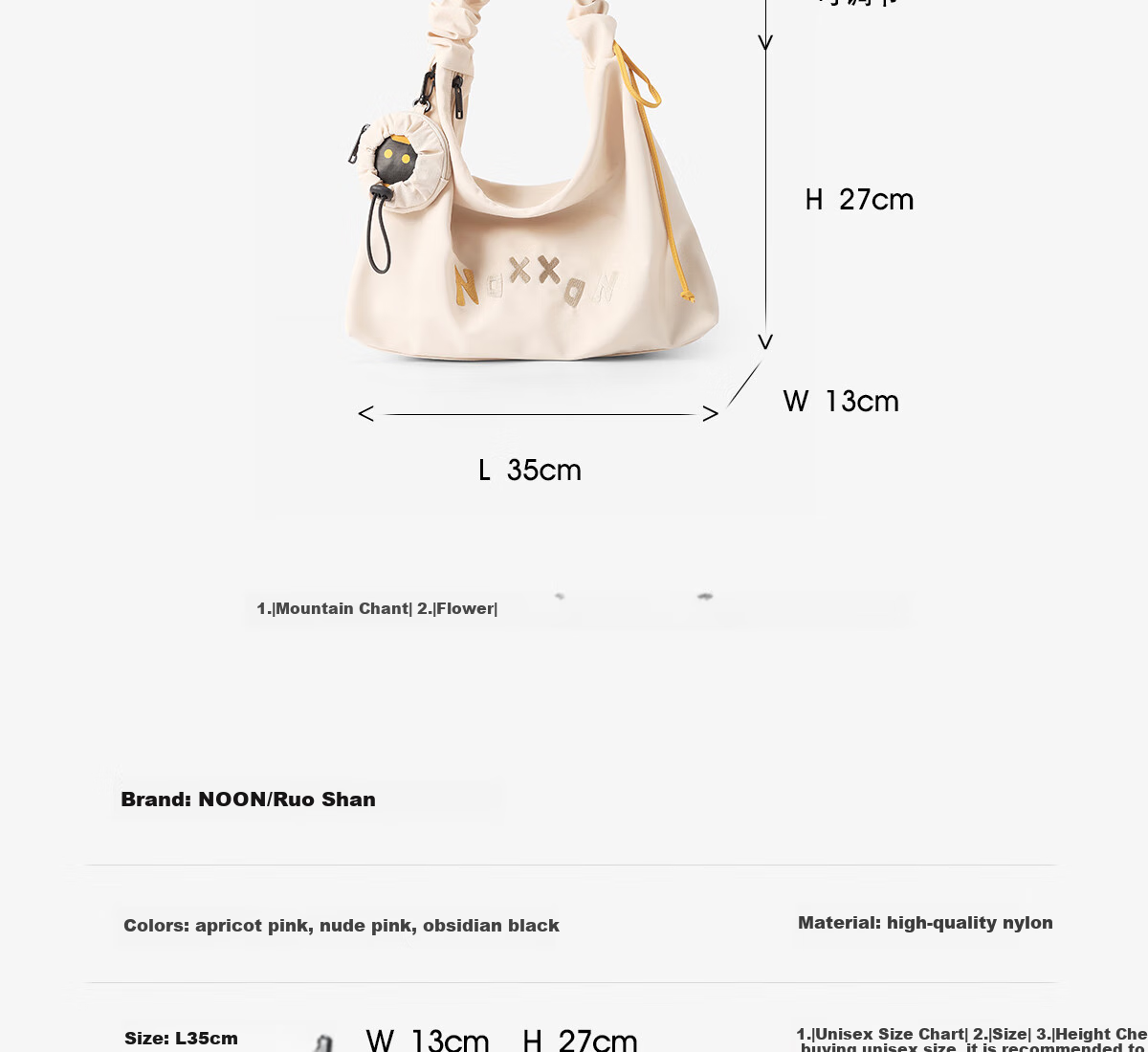 NOXXON Crossbody Bag for Women, Commuter Phone Bag, Large Capacity Tote Bag with Shoulder Strap, Handheld And Single-Shoulder Design, 3.8L Capacity, Goddess Day Gift 13