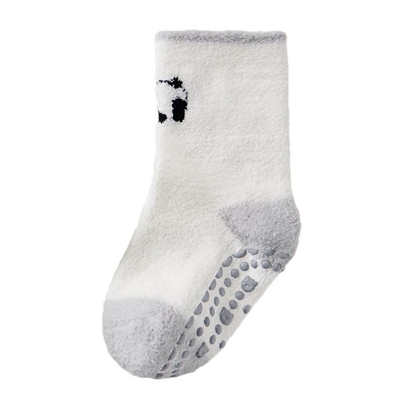 Beitaisi Baby Socks, Autumn And Winter Thickened Warm Newborn Infant Double-Sided Fleece Cotton Socks, Boys And Girls Children's Class A Floor Socks