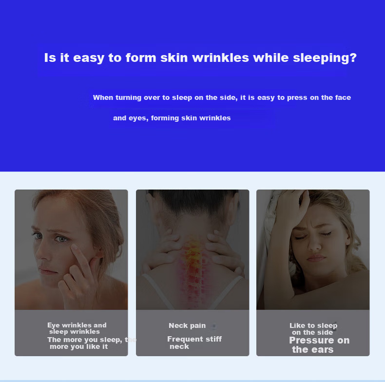 Aeromax Side Sleeping Jellyfish Pillow, No Face Pressure, Anti-Wrinkle, Anti- nasolabial Fold, Memory Foam Cervical Pillow, Hollow Design for Eye And Ear Protection, Neck Support 2