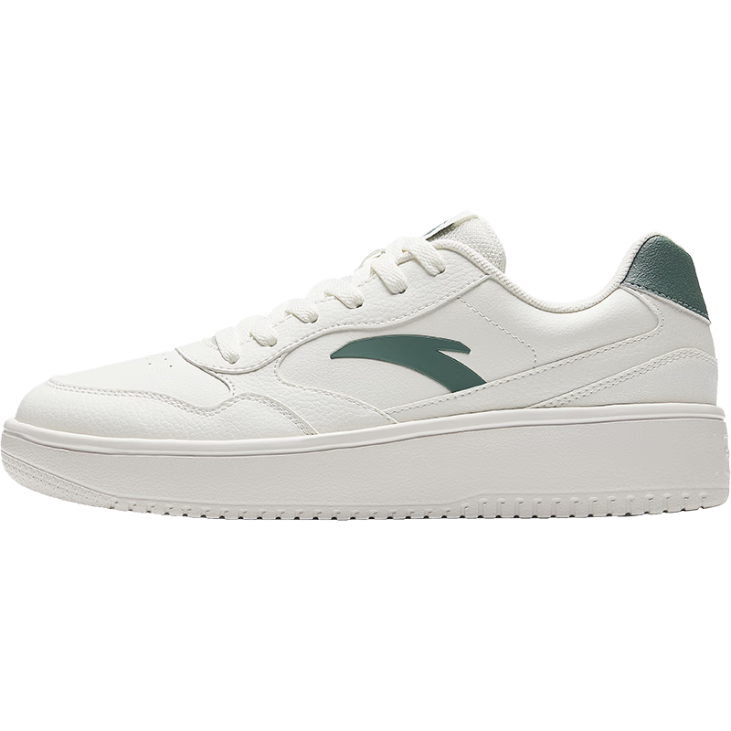 Anta Light Step V2 Lightweight Soft and Elastic Men's Sneakers Summer Breathable Couple's White Shoes Thick Sole Durable Height Increasing Casual Shoes