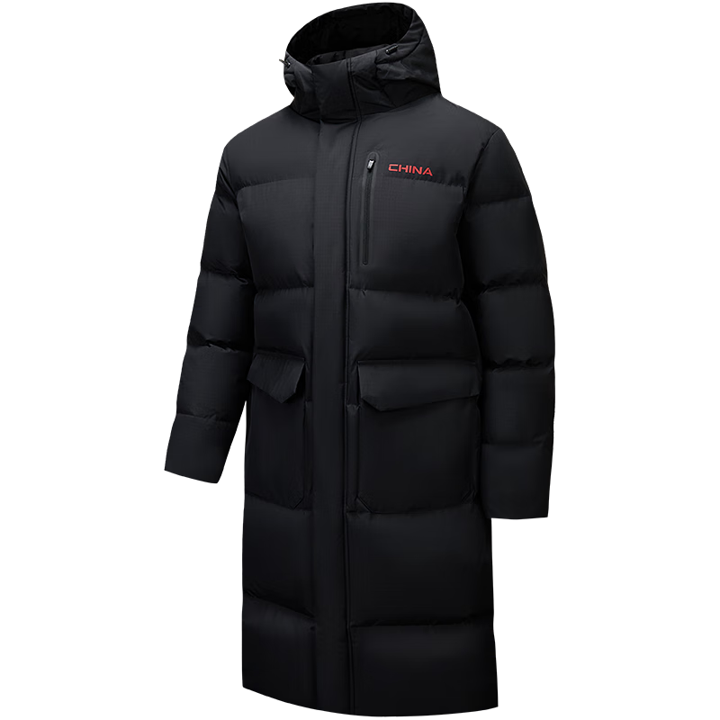 ANTA Six-Degree Core Down Jacket | Mid-Length Men's Sports Down Jacket Winter New Water-Repellent Cotton Coat