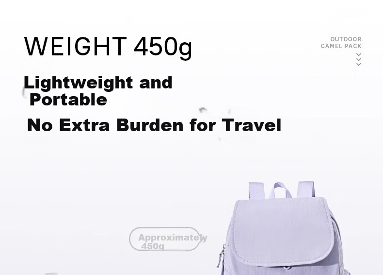 CAMEL Large Capacity Backpack College Student Hiking Travel Outdoor Casual Laptop Bag Light Mineral Green 11