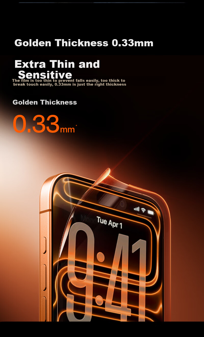 DIVI [Instant Application Dust-Free Case 2 Sets | No Black Border] Suitable for Apple 17 Tempered Glass Screen Protector, IPhone 17 Pro Phone Film, Dust-Proof, Shockproof, Anti-Fingerprint, Ultra-Thin Full Coverage Protective Film 13
