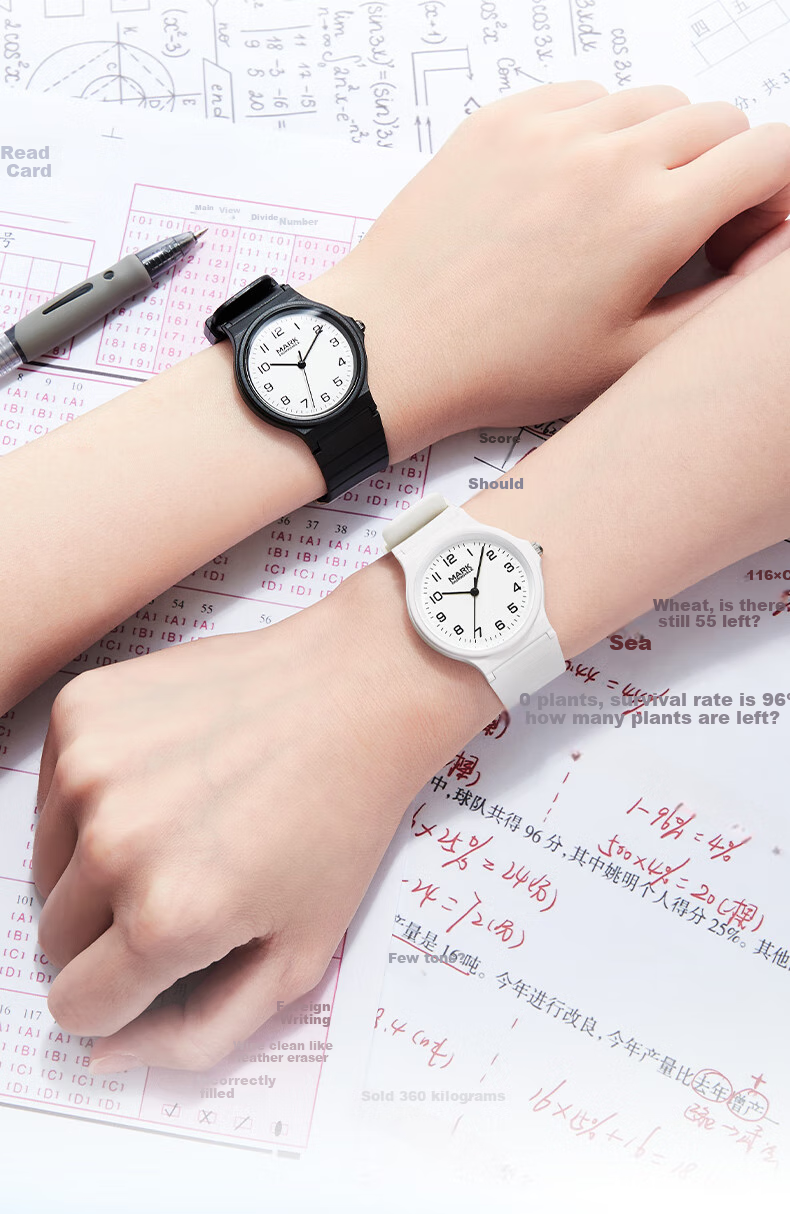 MARK FAIRWHALE Watch for Middle And High School Students, Men And Women, Exam-Specific Watch, Silent Waterproof National Watch, Student Birthday Gift 6