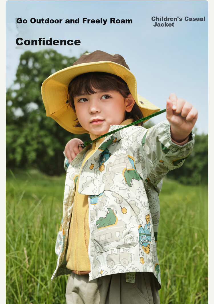 BALABALA Children's Clothing, Baby Outerwear for Boys And Girls, Infant Top, 2026 New Autumn Style, Kids Two-Piece Set with Hood, Trendy 1