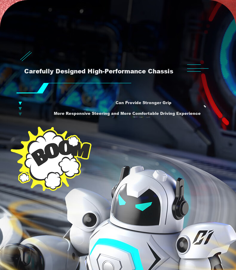 JINGDA TOYS Remote Control Soccer Battle Robot Toy, Intelligent Combat, for Boys 3-6 Years Old, Children's Birthday Gift 8