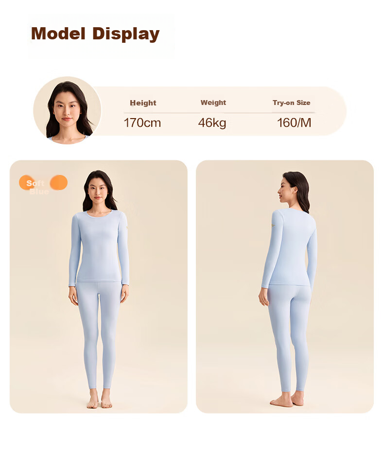 PurCotton Mall Edition Soft Cotton 4.0 Thermal Underwear 7A Antibacterial Anti-Static Lightweight Warm Autumn Top and Bottom for Men and Women 23