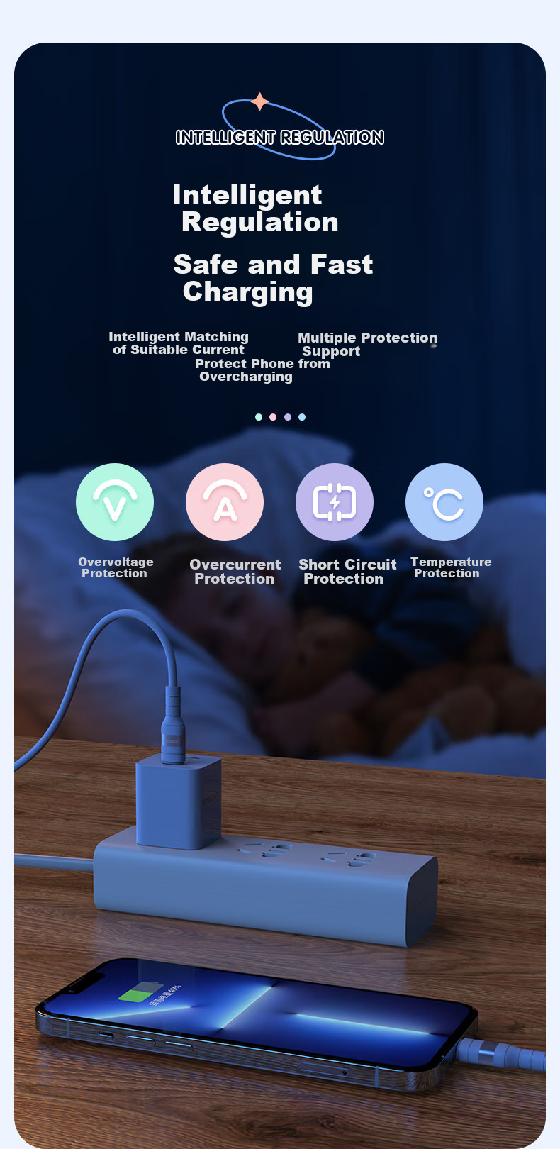 Pisen 3C Apple Charger, PD30W Charging Head, Type-C Multi-Port Fast Charging Plug, Suitable for IPhone 18 Pro/17/16/15/14/13, Huawei, Xiaomi Phones, IPad 6