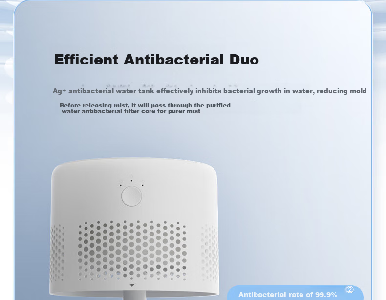 SUPOR Humidifier, No-Mist Hot-Selling, Quiet Operation, Large Capacity, High Mist Output, for Office And Bedroom Use, Home-Use Mist-Free Humidifier, Air Conditioner Fan Companion, 33A 15