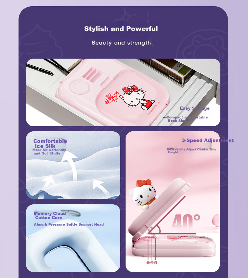 Mixiaoshu Nap Pillow for Primary School Students, Children's Nap Pillow, Desk Nap Aid, Disney Mickey Mouse Nap Pillow 7