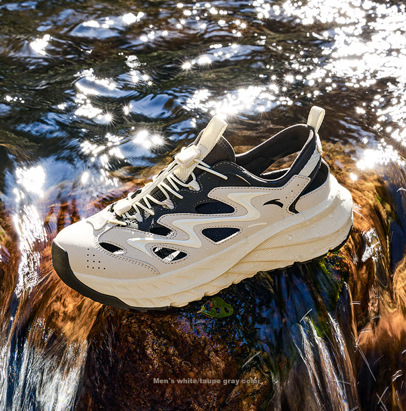 Anta Explore Outdoor Sandals | Summer Men's Water Trekking Shoes, Sports Sandals, Breathable Hiking Shoes, Non-Slip Mountaineering Casual Shoes 7