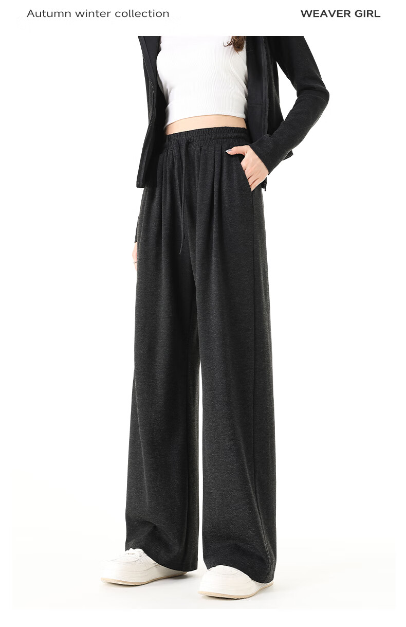MJ STYLE Faux Cashmere Hooded Slim Cardigan with Glutinous Rice Pants Women's 2026 Spring Autumn New Slim Fit Commuting Set 14
