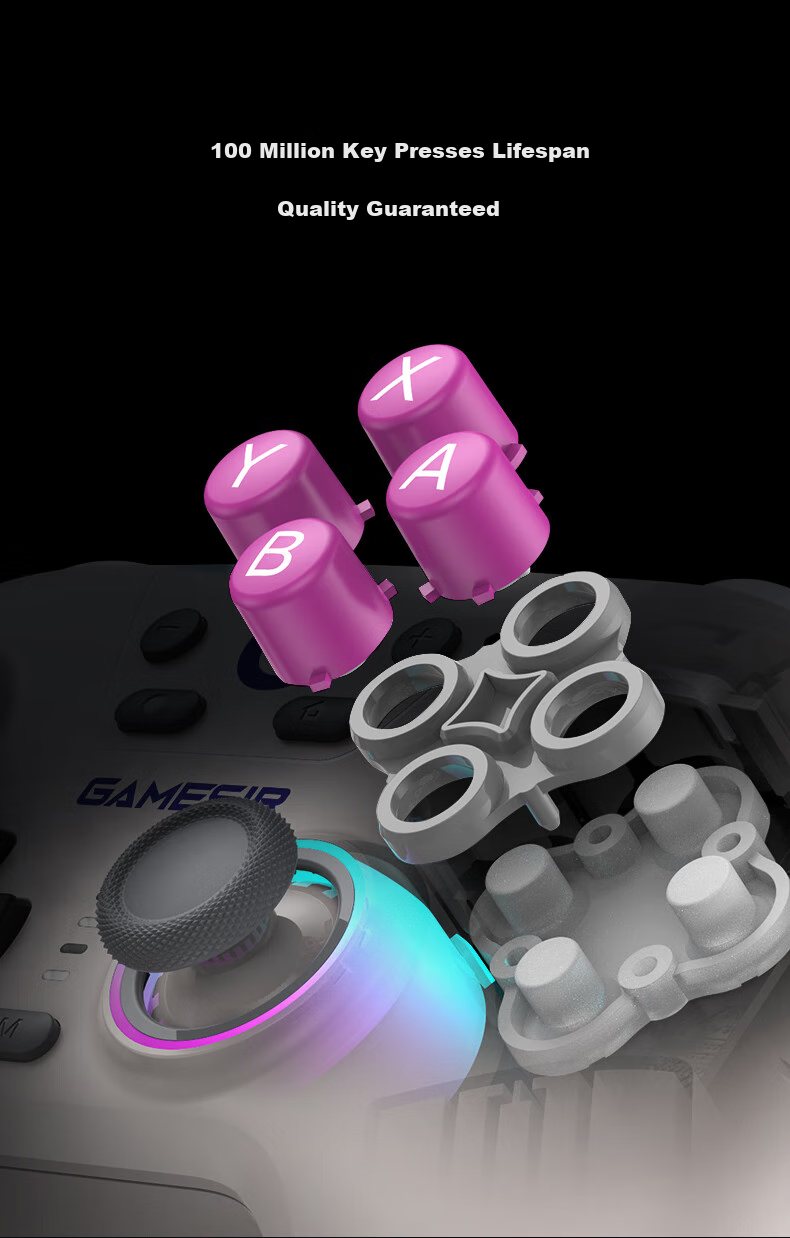 GAMESIR Qimingxing NS Version Switch 2 Motion Controller HD Vibration Steam Wireless Bluetooth Gamepad for PC Computer Mobile Phone Silk Song Pro Pokemon ZA 23
