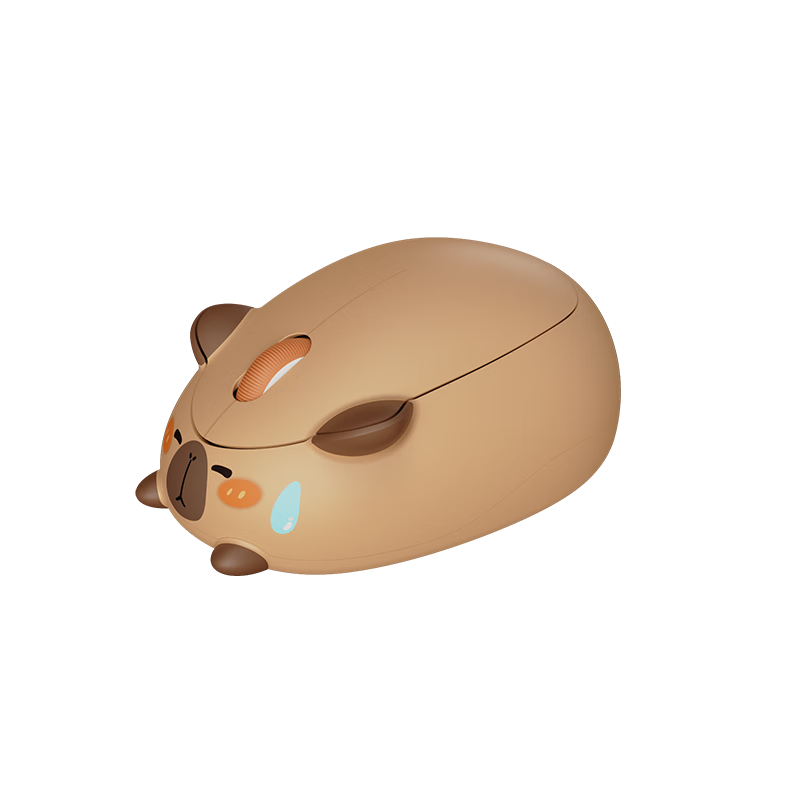 AKKO Capybara Bluetooth Wireless Mouse Portable Cute High-Value Tri-Mode Silent Office 2.4G Dual-Mode Battery Mouse for Laptop