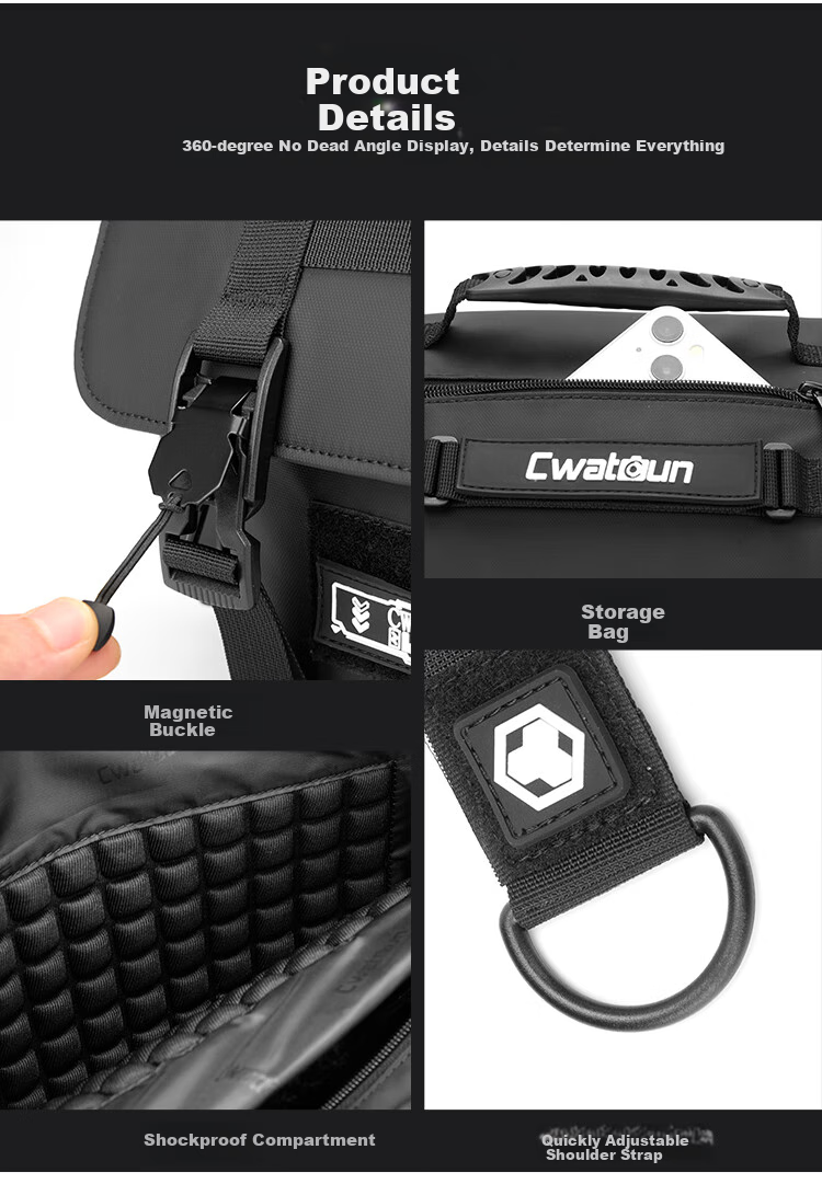 CWATCUN Shoulder Camera Bag, Functional Bag for DSLR And Lenses, Photography Bag, Three-Point Backpack, Stylish Design, Waterproof And Scratch-Resistant Fabric, for Me 26