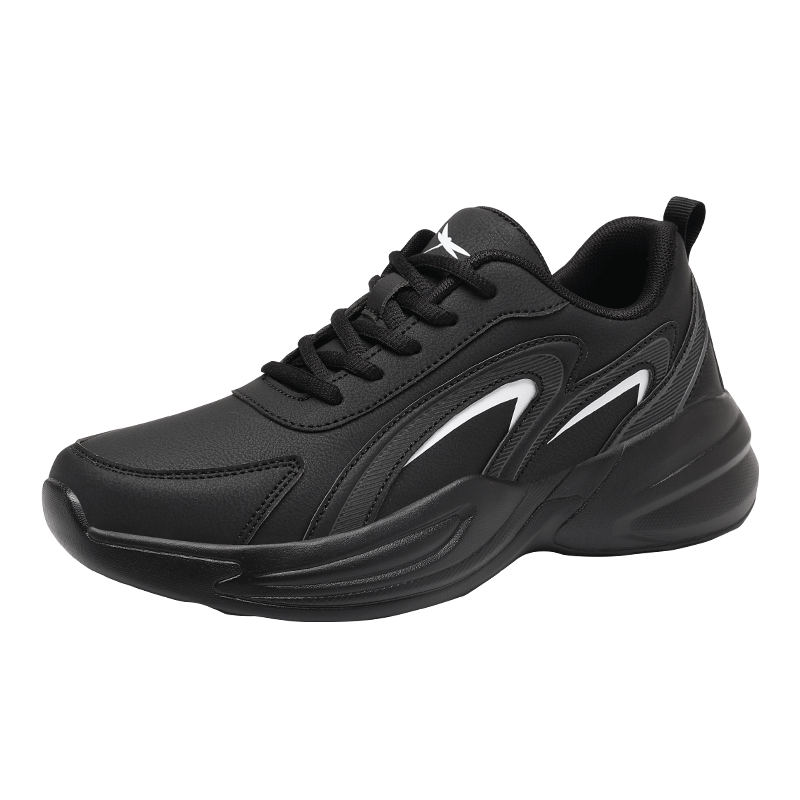 Red Dragonfly Men's Sports Shoes Autumn Soft Sole White Outdoor Lightweight Breathable Running Dad Shoes EXA351251 Black Size 41