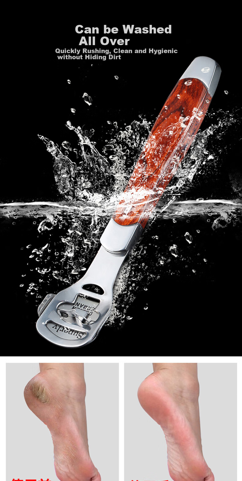 Xingfutang Nano Glass Foot File, Pumice Stone, Pedicure Tool, Dead Skin Remover, Callus Remover for Heel And Foot 5