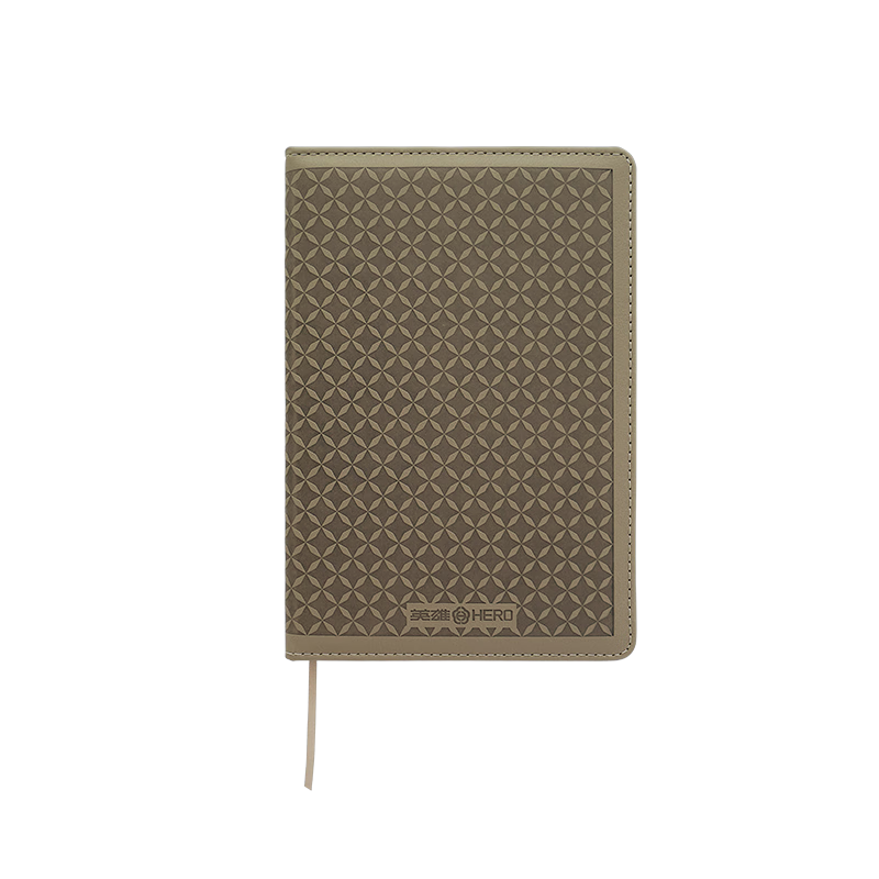 HERO New A5 Business Notebook Thickened Hard Cover Soft Leather Simple High-End Gift Meeting Portable Office Stationery Lined Detachable Diary Journal Binder