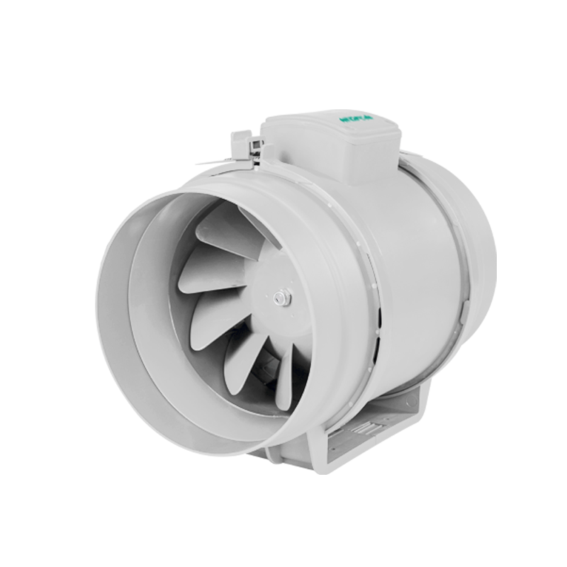 Nedfon DJT20-55 Diagonal Flow Duct Fan, 8-Inch Booster Exhaust Fan for Kitchen Smoke Extraction, KTV, Pub, Internet Cafe