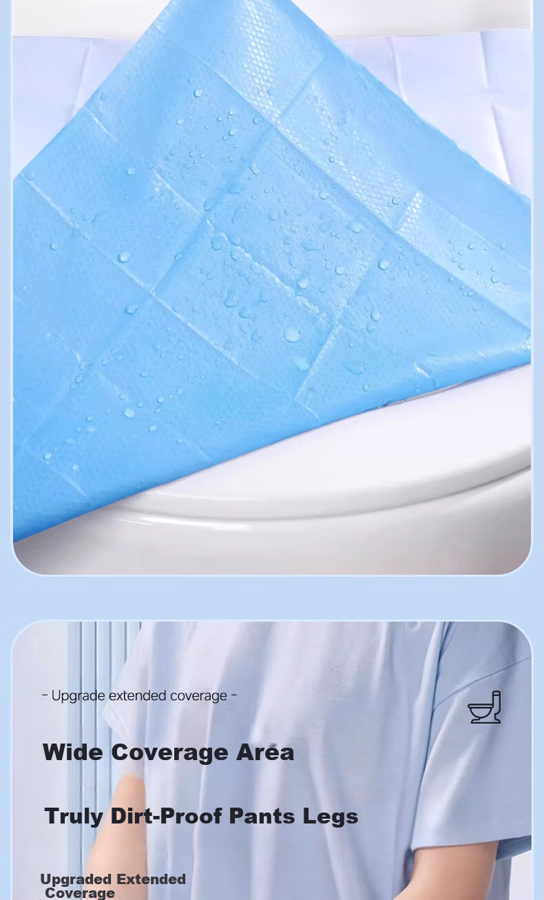 QIHAIQIU Disposable Toilet Seat Covers for Postpartum Women, 30 Pieces, Travel Hotel Use, Fully Covered, Extra Large And Thick, Waterproof 5