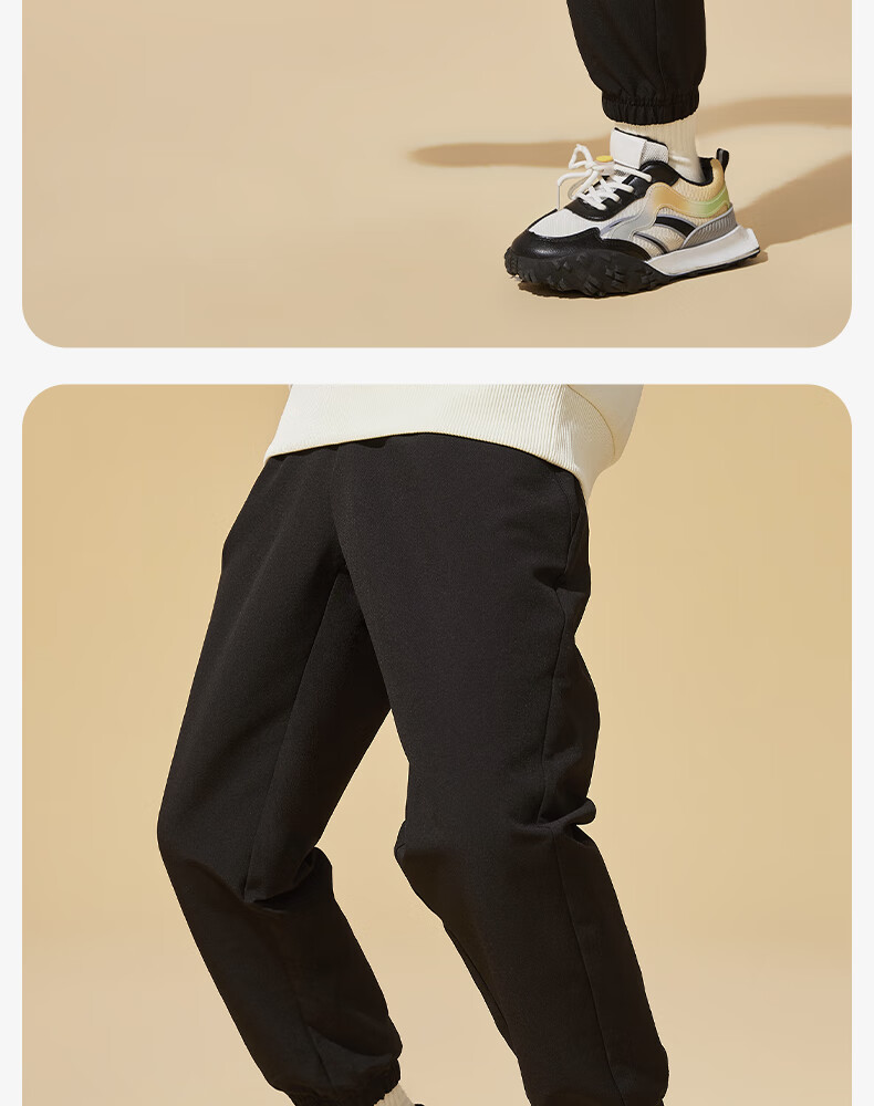 Baleno Boys' Pants Spring Autumn 2026 Kids Outdoor Sports Waterproof Cargo Pants Tactical Jogger Casual Trousers 2