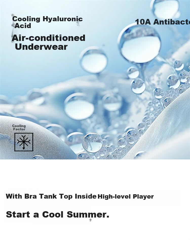 LangSha Spring Summer Wearable Cooling Seamless Padded Anti-Exposure Antibacterial Women's Tank Top 1