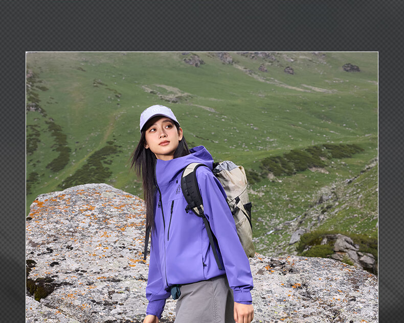 361° Unisex Softshell Jacket Autumn Winter Outdoor Sports Water-Repellent Windproof Hiking Coat 632533614-2 10
