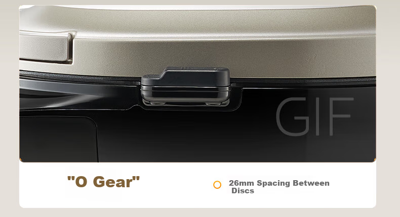 Midea Electric Griddle, Home Double-Sided Heating Grill Pancake Maker, Deep Frying Pan with Upper And Lower Plates for Easy Cleaning, Breakfast Machine, Barbecue Electric Griddle JKE3478 9